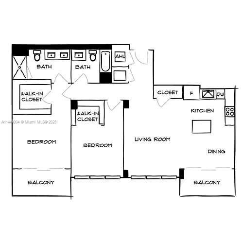 Recently Rented: $5,081 (2 beds, 2 baths, 1309 Square Feet)