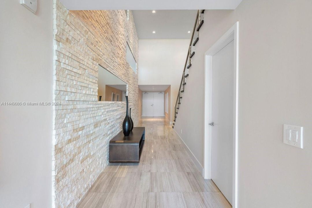 Hallway to Living Area