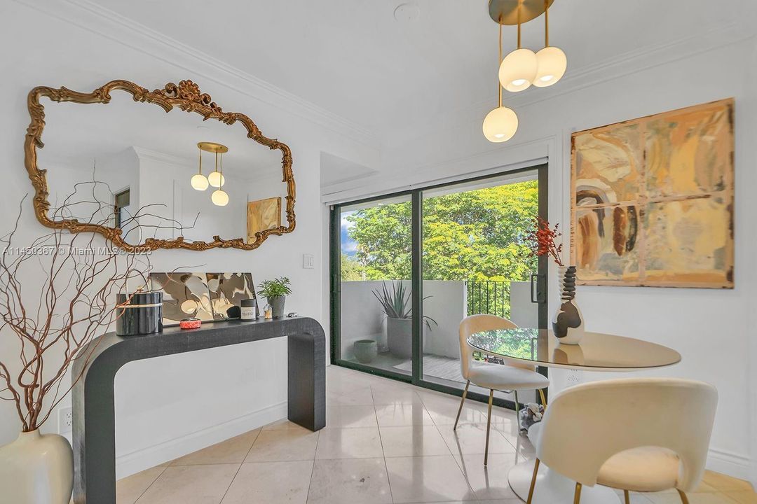 One of two balconies