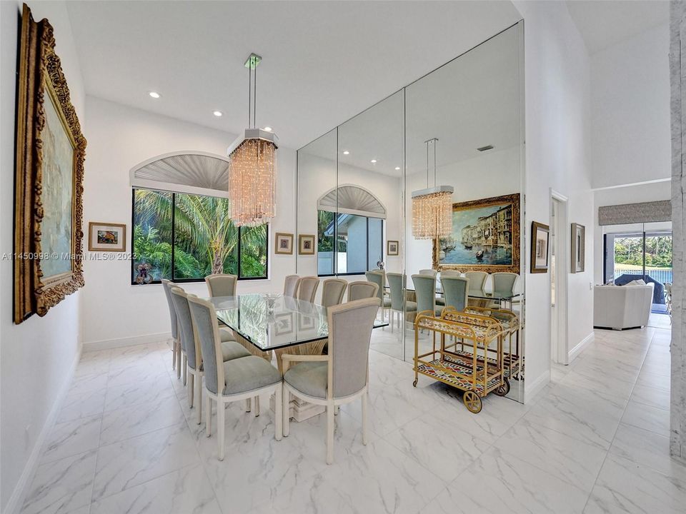 A built-in desk for your convenience to use for a work space, pay bills, etc