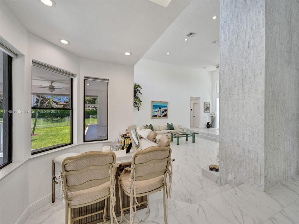 White fenced in yard for the safety of your kids and/or pets!