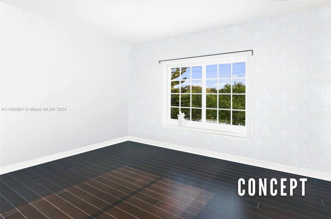 Indoor bedroom concept photo- Modern/Darker finishes