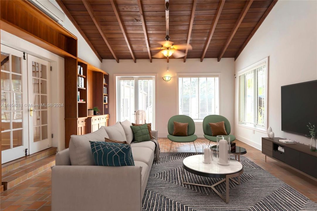 Virtually Staged Great Room