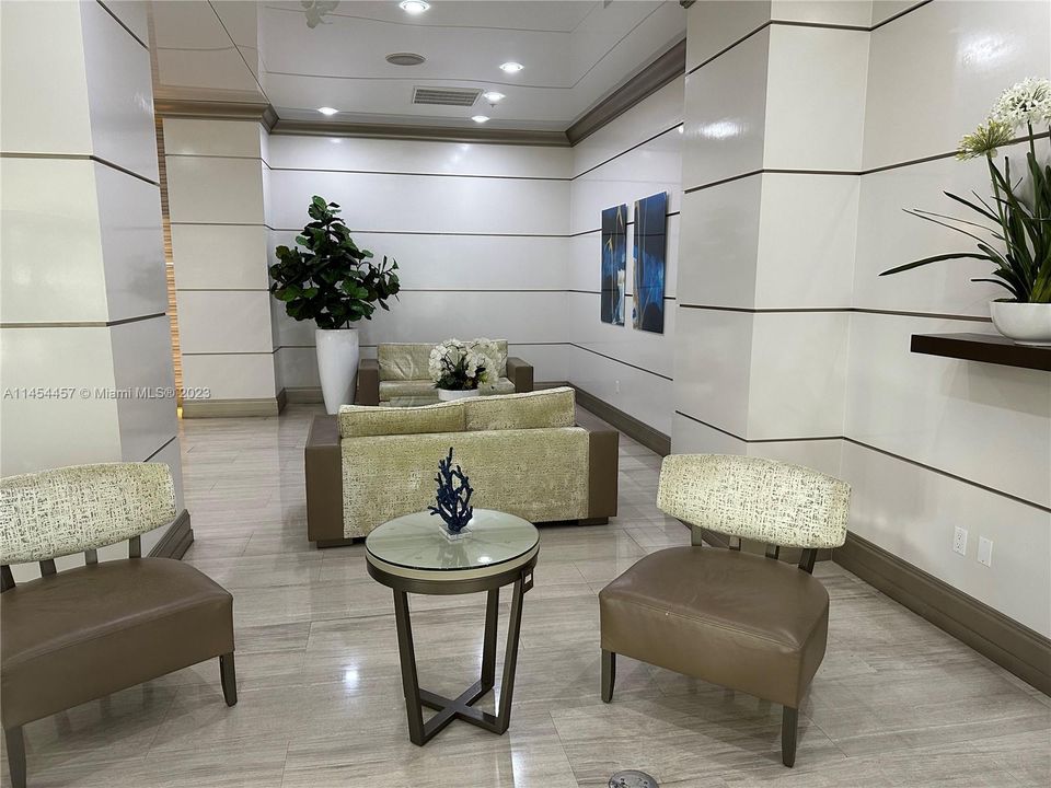Remodeled lobby