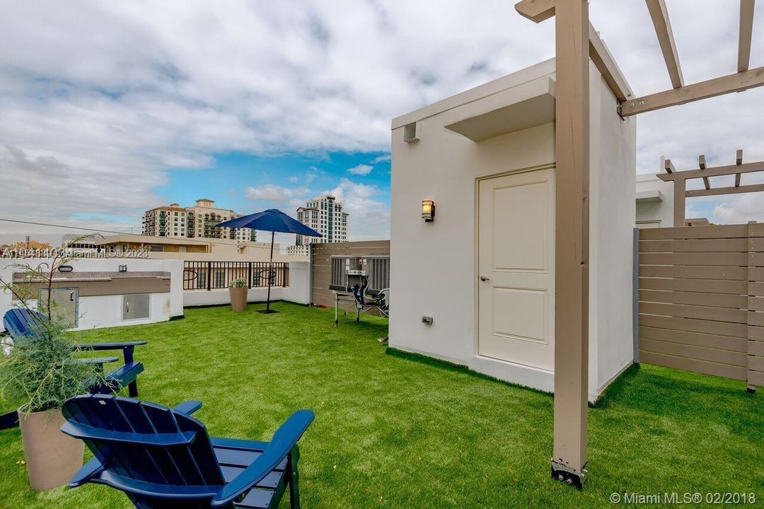 Private Roof top Yard