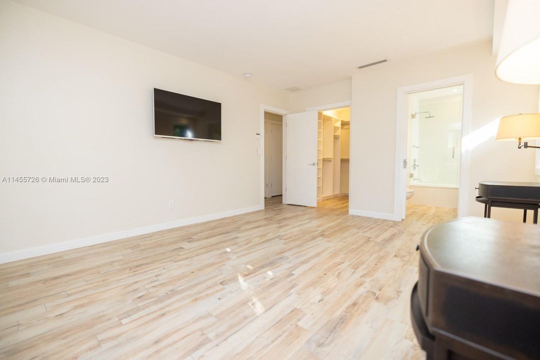 Spacious master bedroom