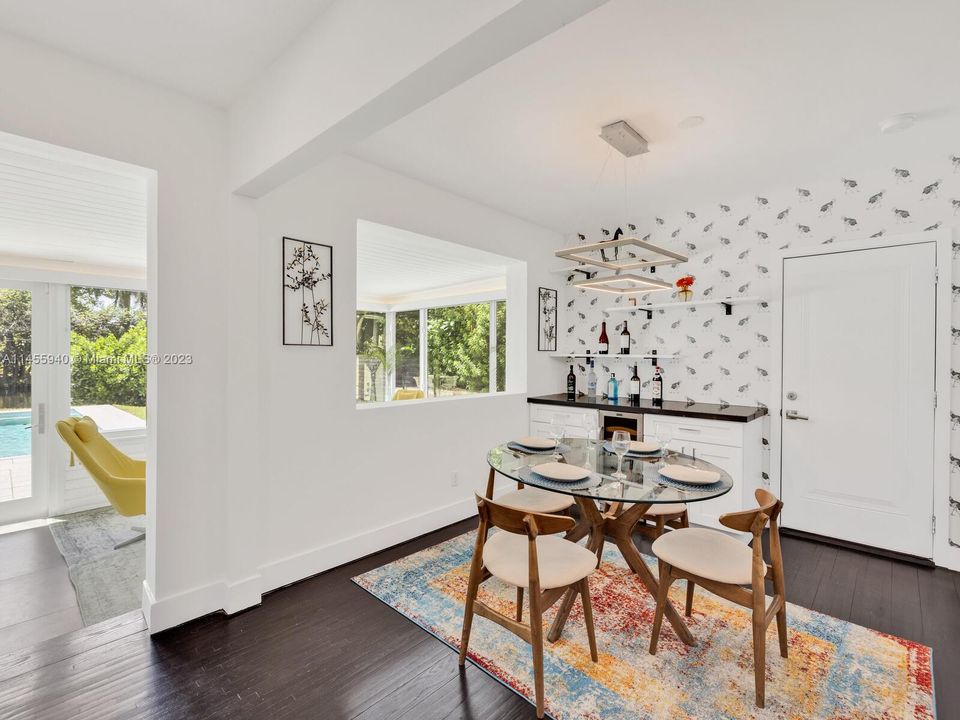 Great Dining Room with Cocktail/Wine Bar