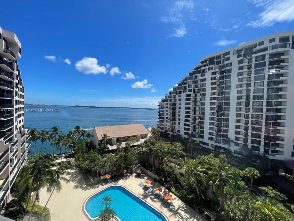 View from the balcony