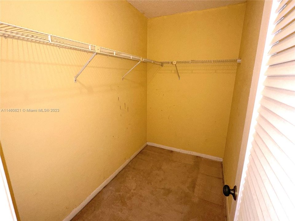 LARGE WALK IN CLOSET IN PRIMARY BEDROOM