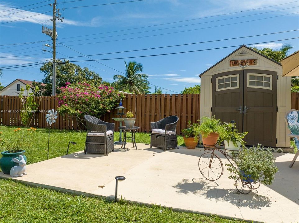 Backyard patio 2