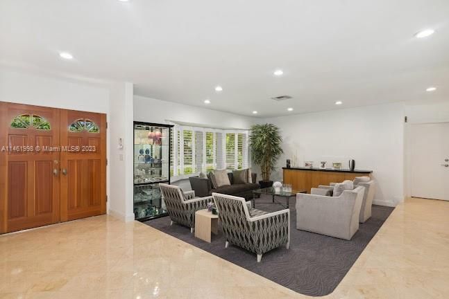 Foyer and Living Room