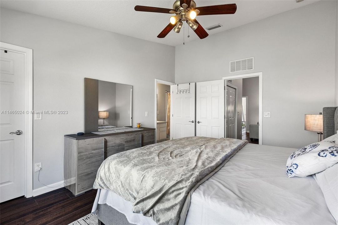 Master Bedroom View to bath and hallway