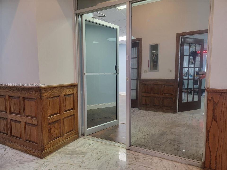 Office Entry Off the Lobby