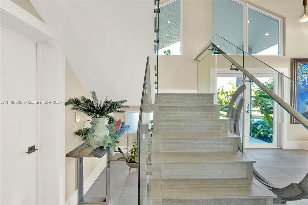 Modern Stairs Lead to the Second Floor!