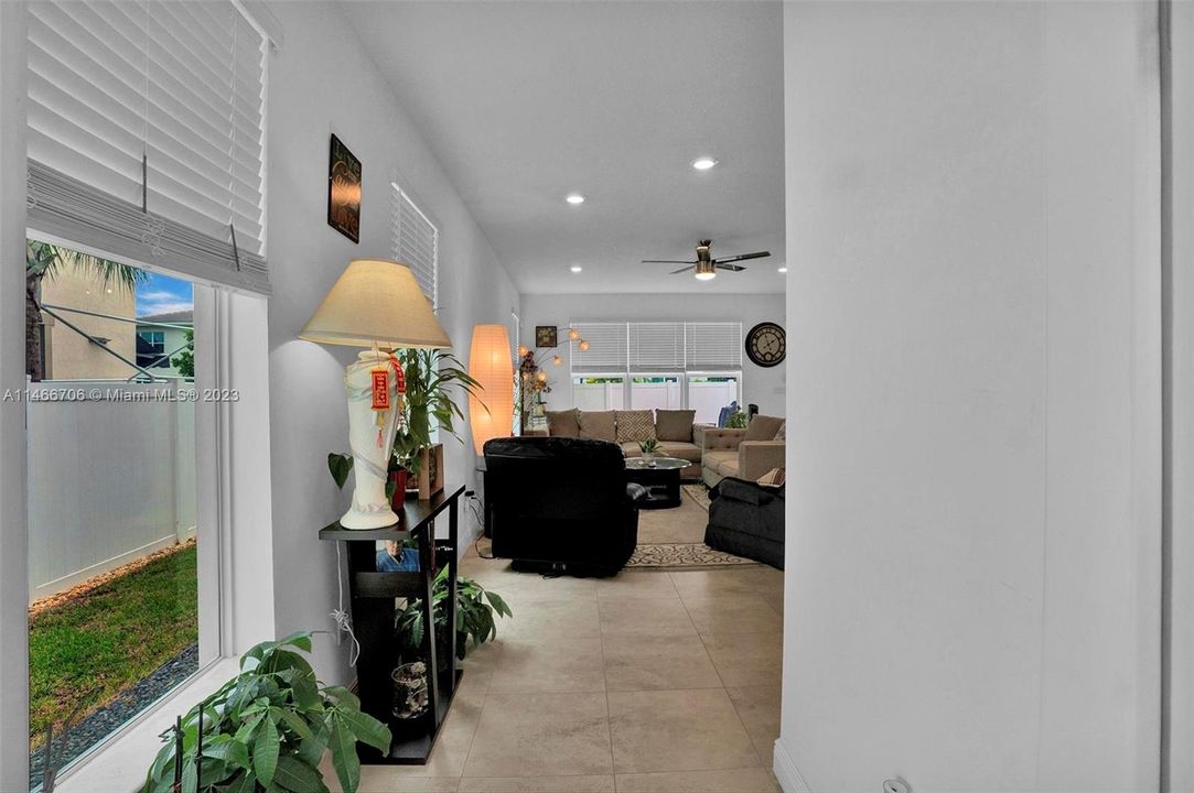 Enter your front door into the beautiful and spacious downstairs living area