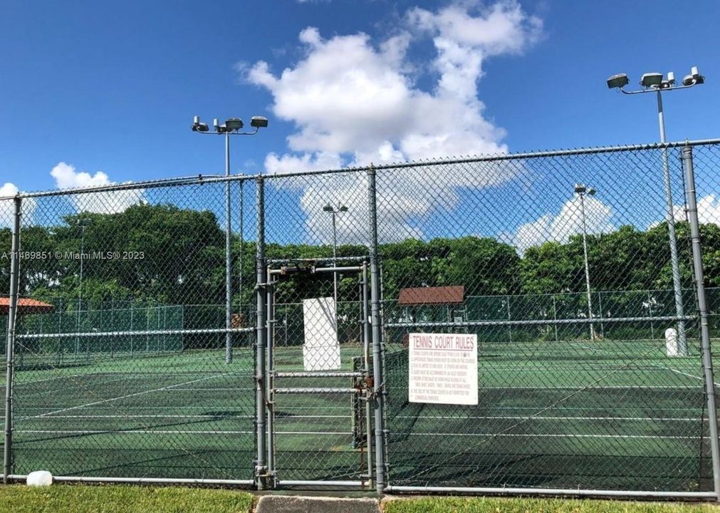 Tennis courts