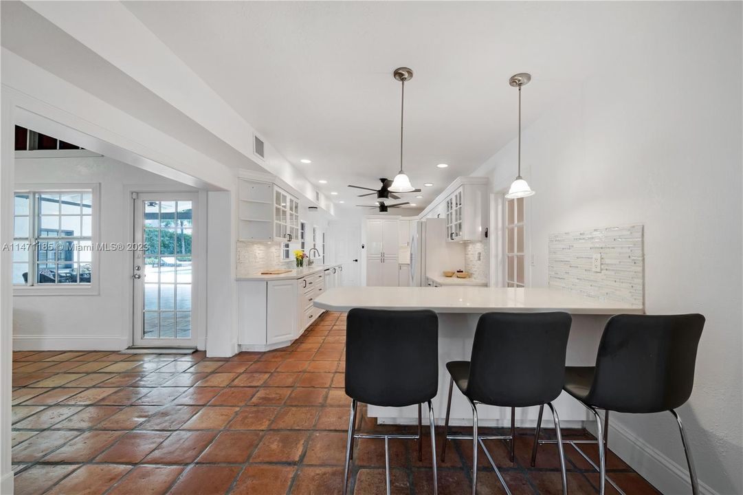 Beautiful large kitchen off the terrace