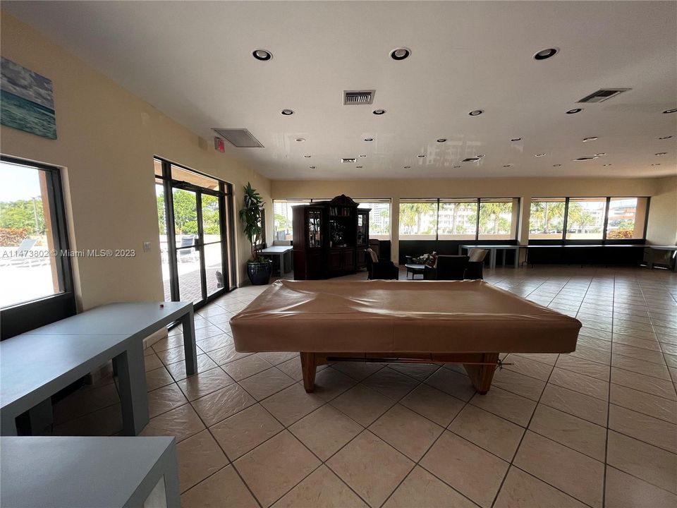 Game Room Near Pool