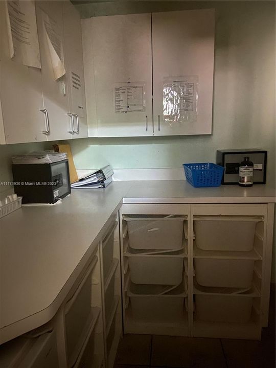 room off kitchen used for medications.