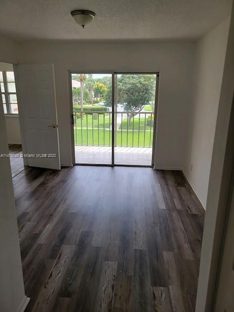 New vinyl flooring and sliders to balcony