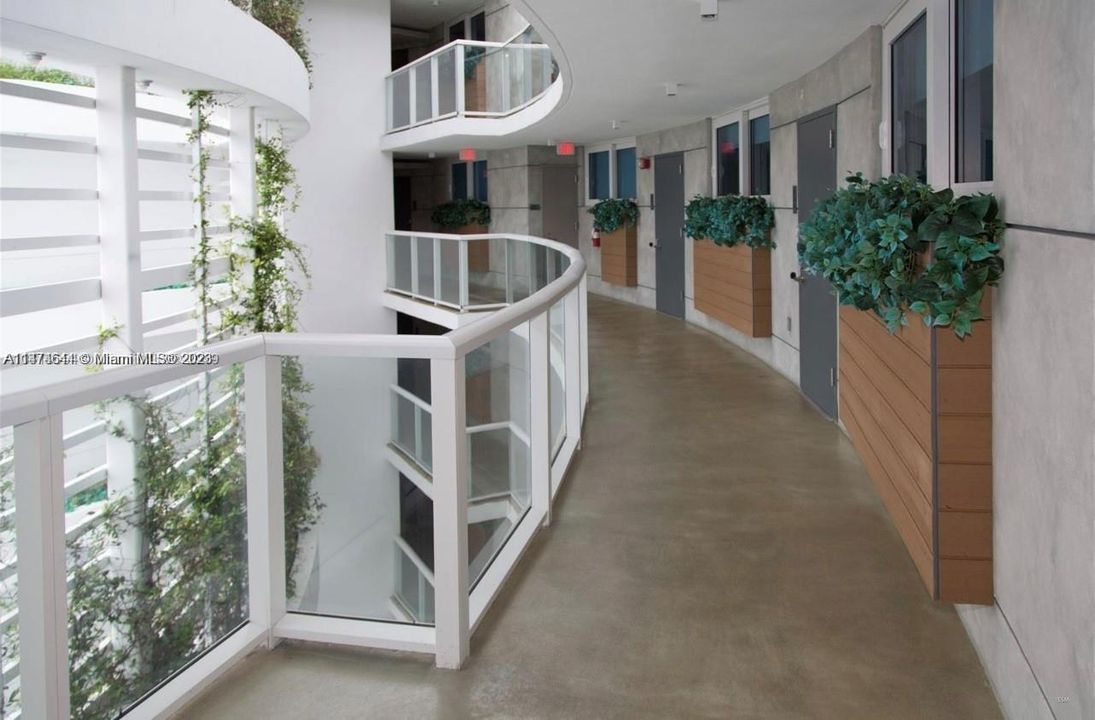 Entry Balcony of unit