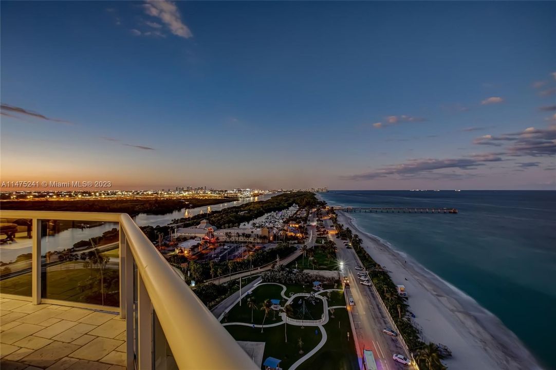 Main Balcony Dusk View