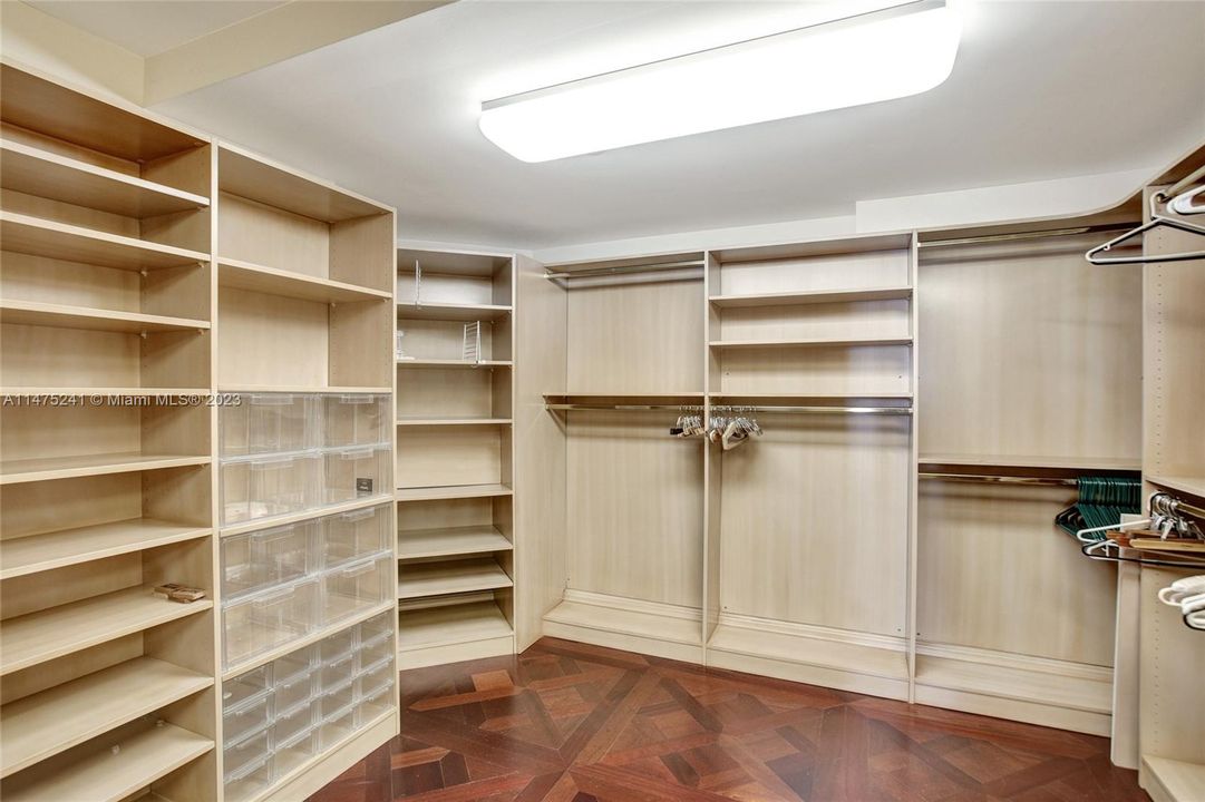 Master Bedroom Walk-In Closet