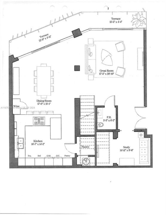 Lower level Floor Plan