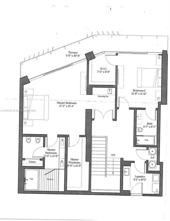 Upper level Floor Plan