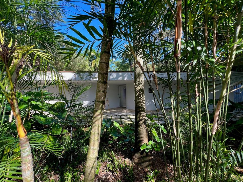 Gated parking entrance