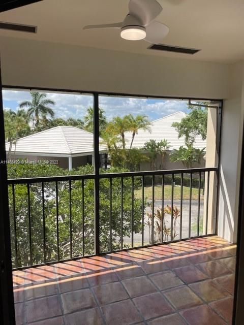 View from master screened patio