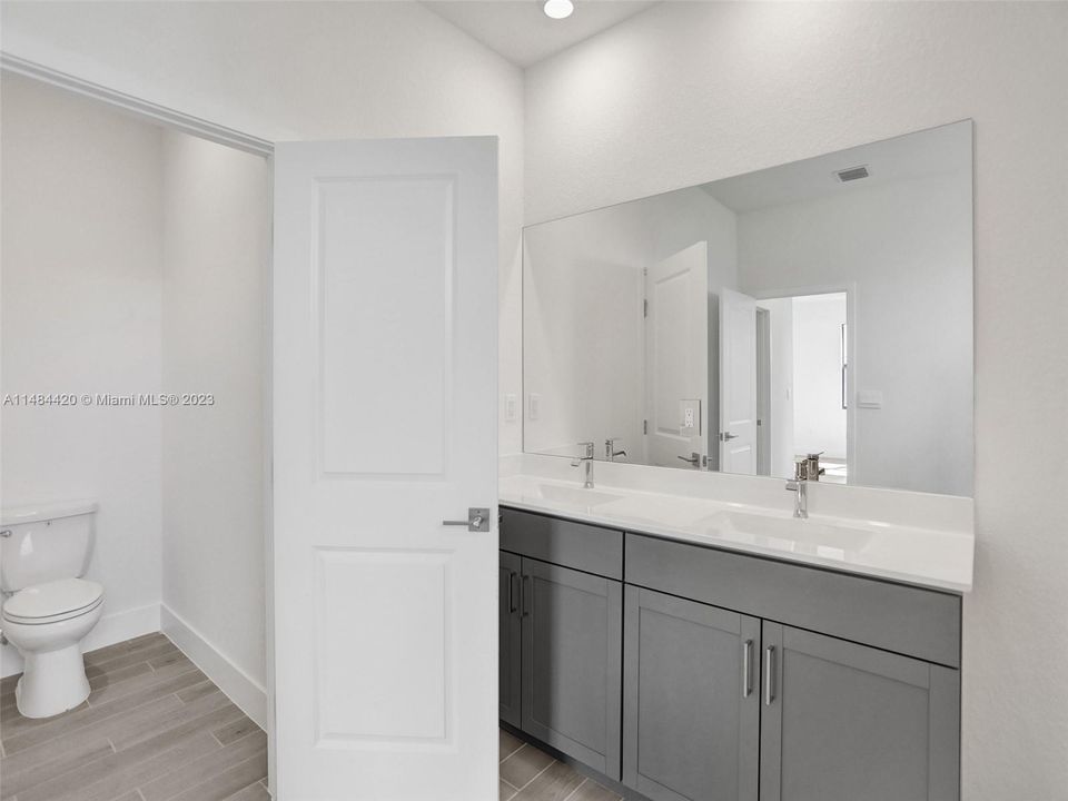 Separate toilet room in Primary Bathroom