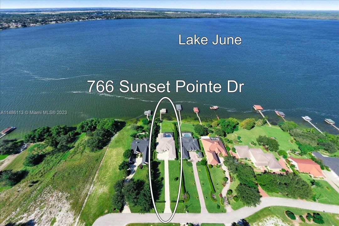 Located on the shores of Highlands most desirable lake, 3500 acre Lake June.