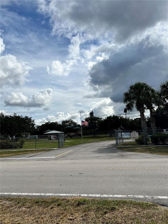 Liberty Park is the view from the front of the lot