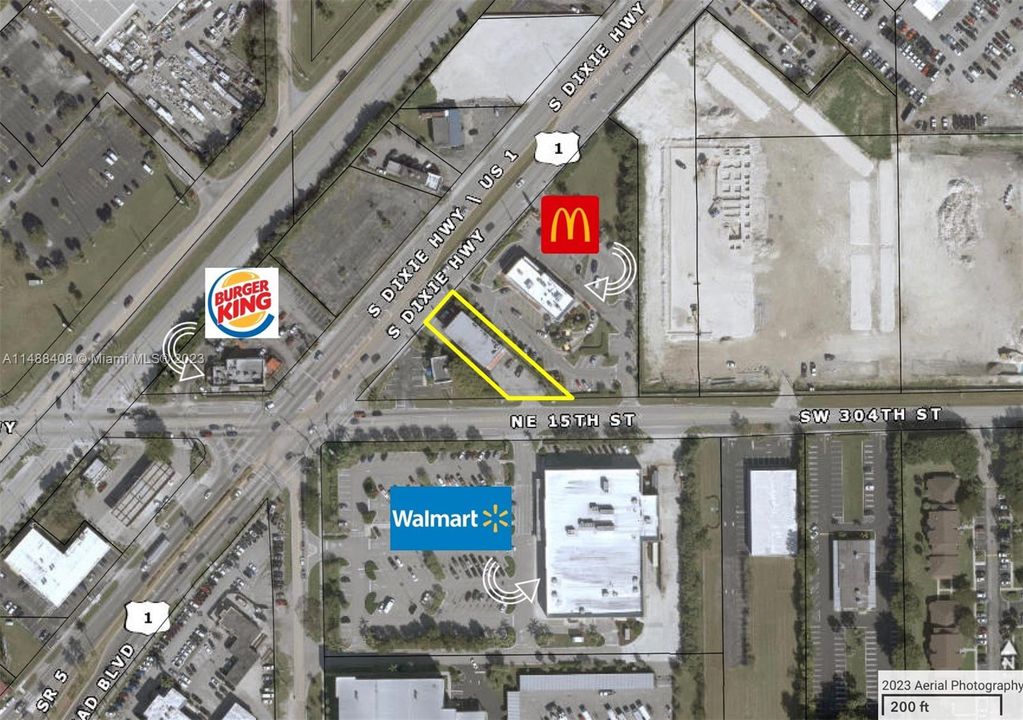 Located between Walmart, McDonald's & Burger King