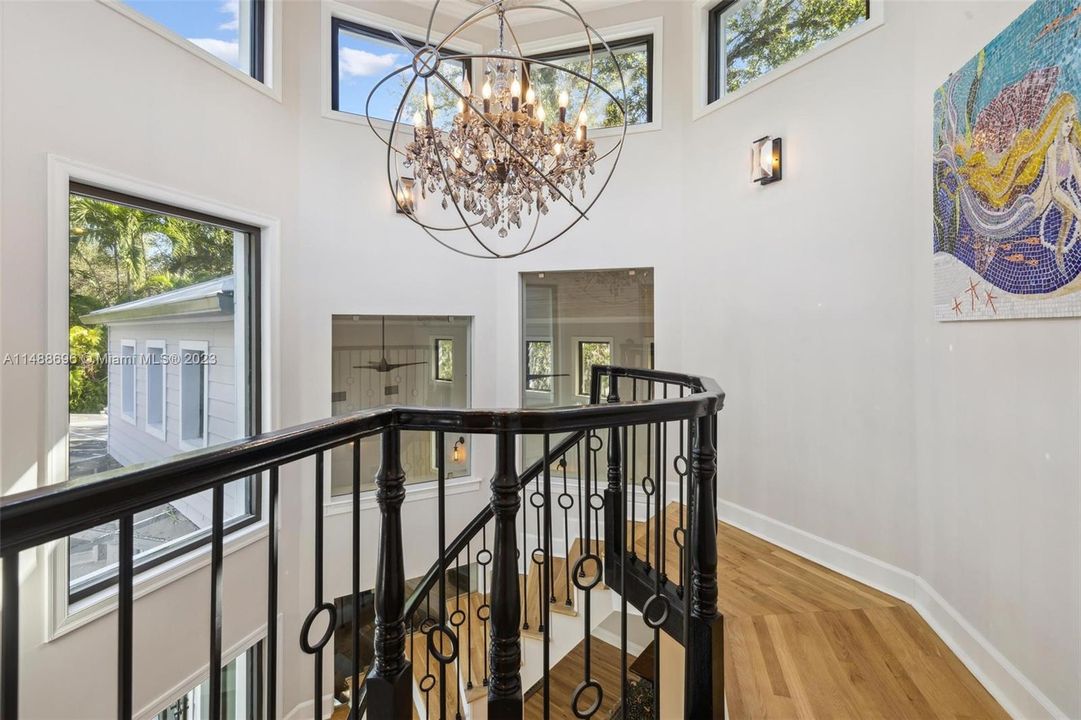 Upstairs landing area