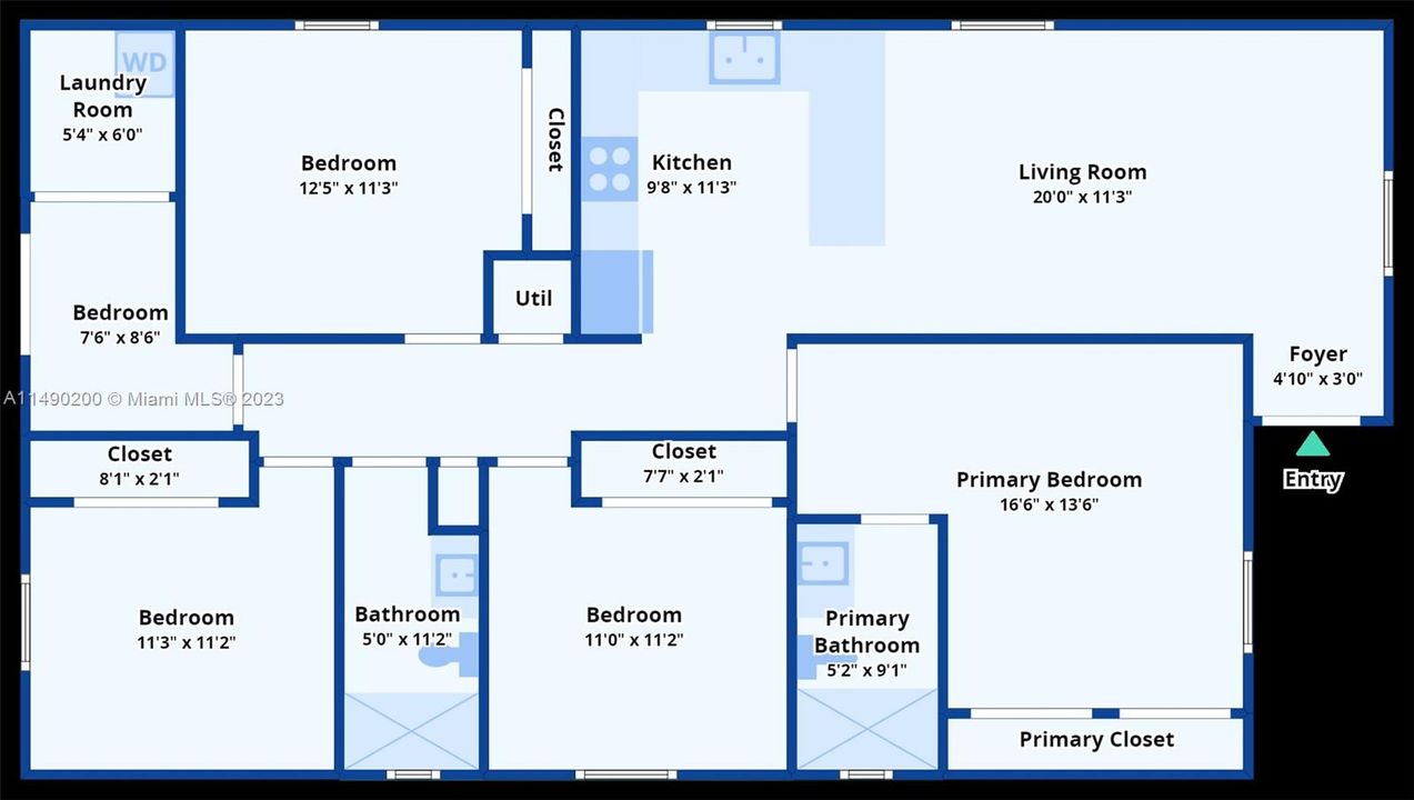 Недавно продано: $540,000 (4 спален, 2 ванн, 1443 Квадратных фут)