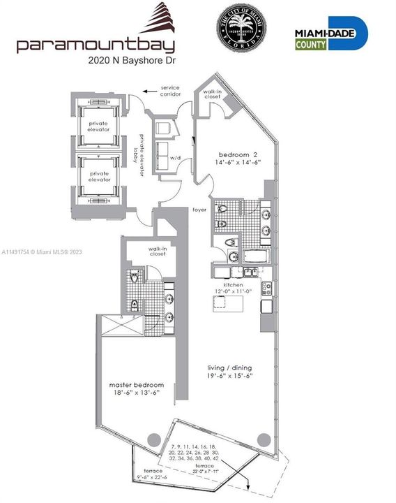 Recently Rented: $8,000 (2 beds, 2 baths, 1588 Square Feet)