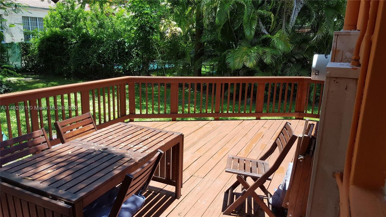 deck looking N-East