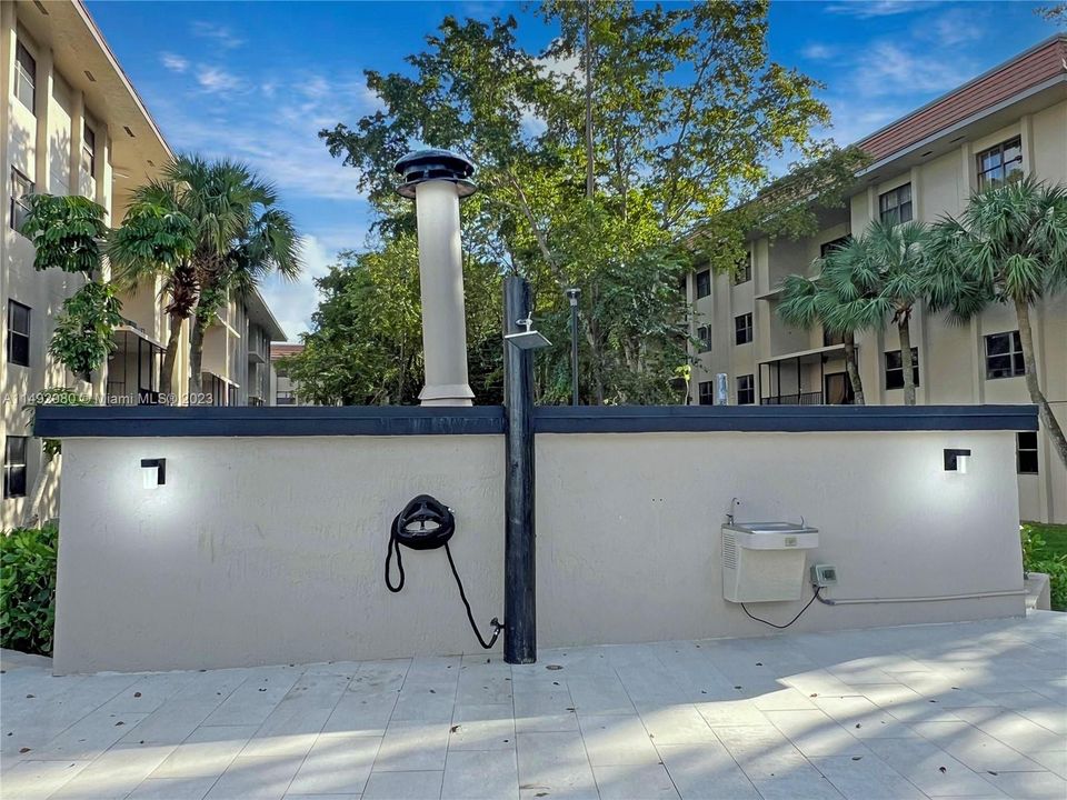 Community Pool Shower