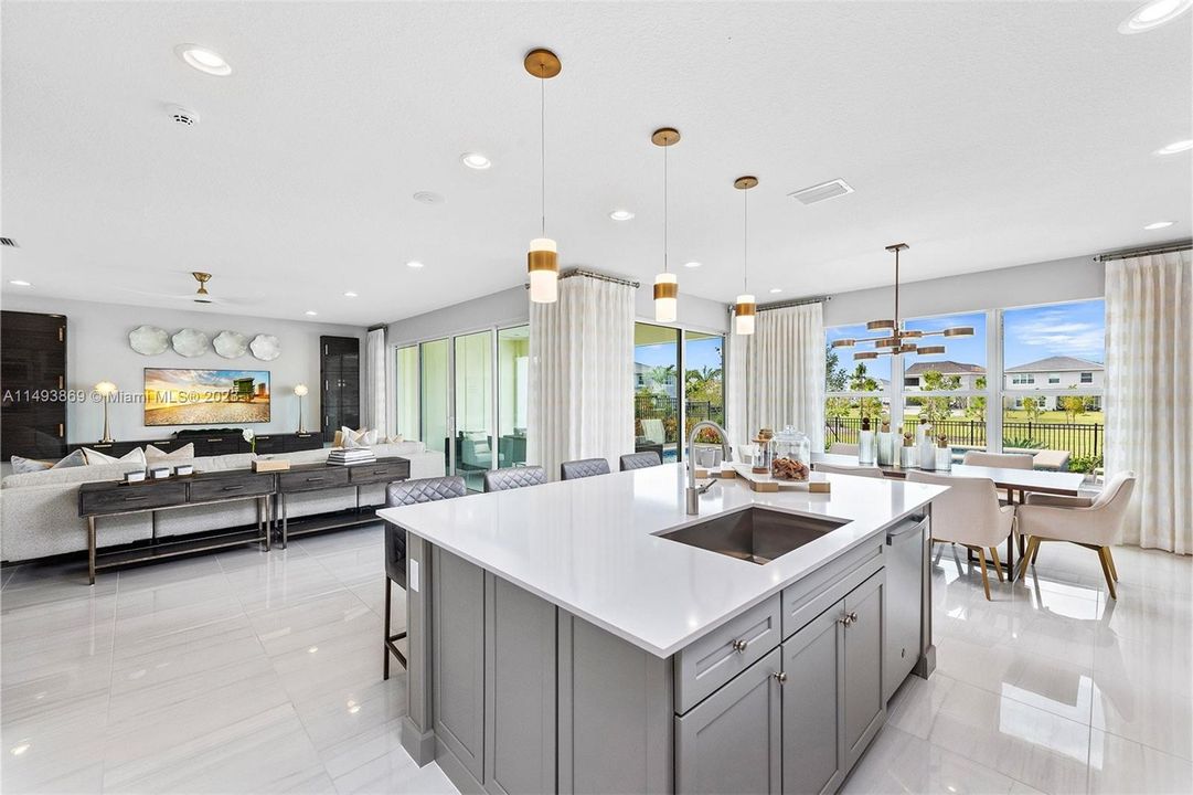 Interior Picture of Sales Center Monterey Model