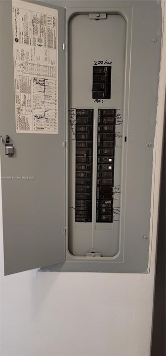 200 AMP Main Breaker Panel.  New in 2018