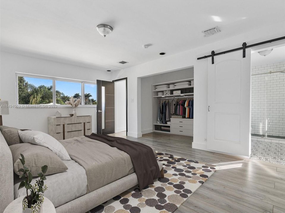 Master Bedroom. Secluded and Private.17.5 x 12.5