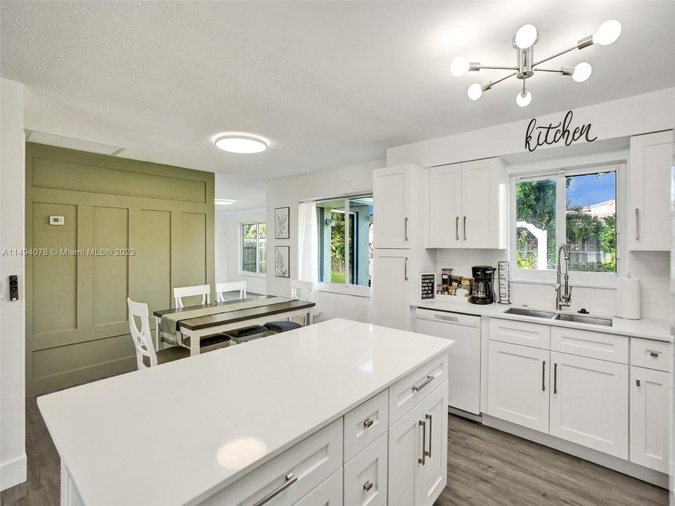 Dining Area right off the kitchen