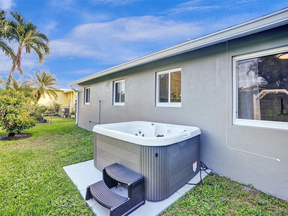 Newly Installed Hot Tub