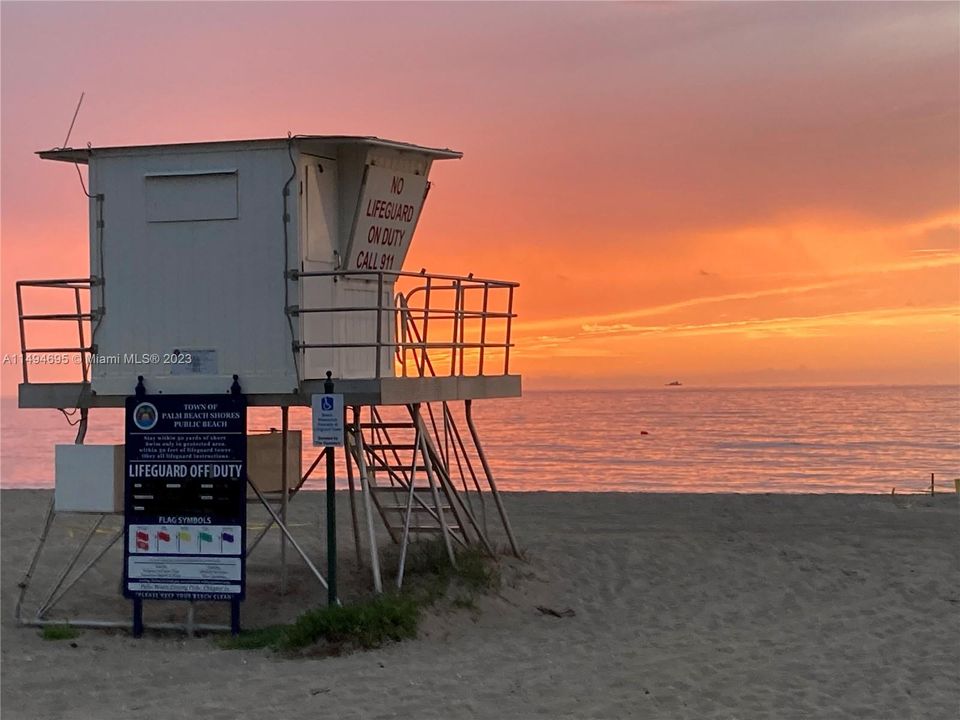 Lifeguard on duty - daily during the day