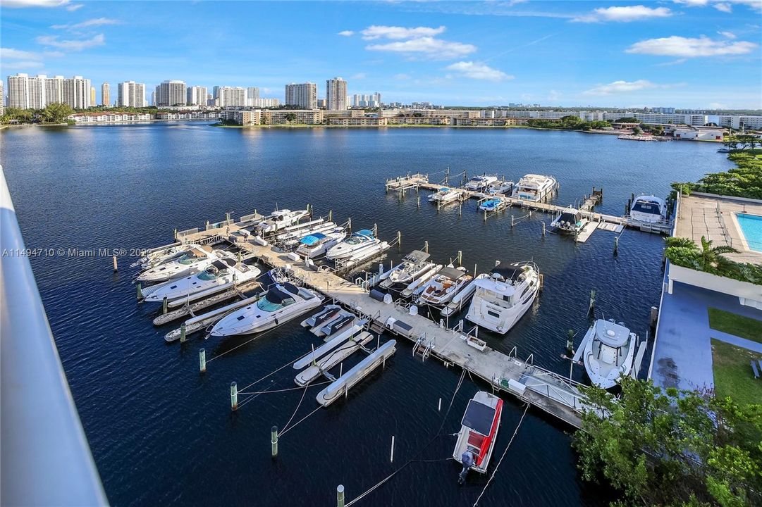 Marina view from unit