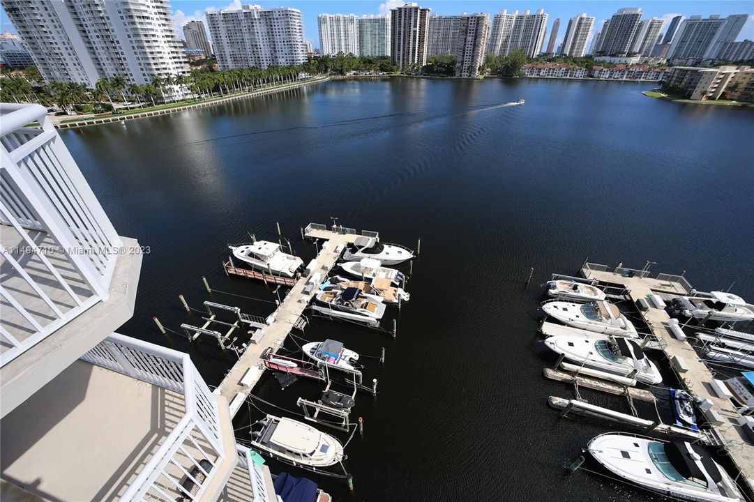 Marina views from unit