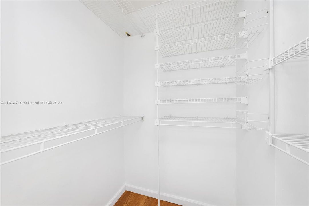 Master bedroom second closet