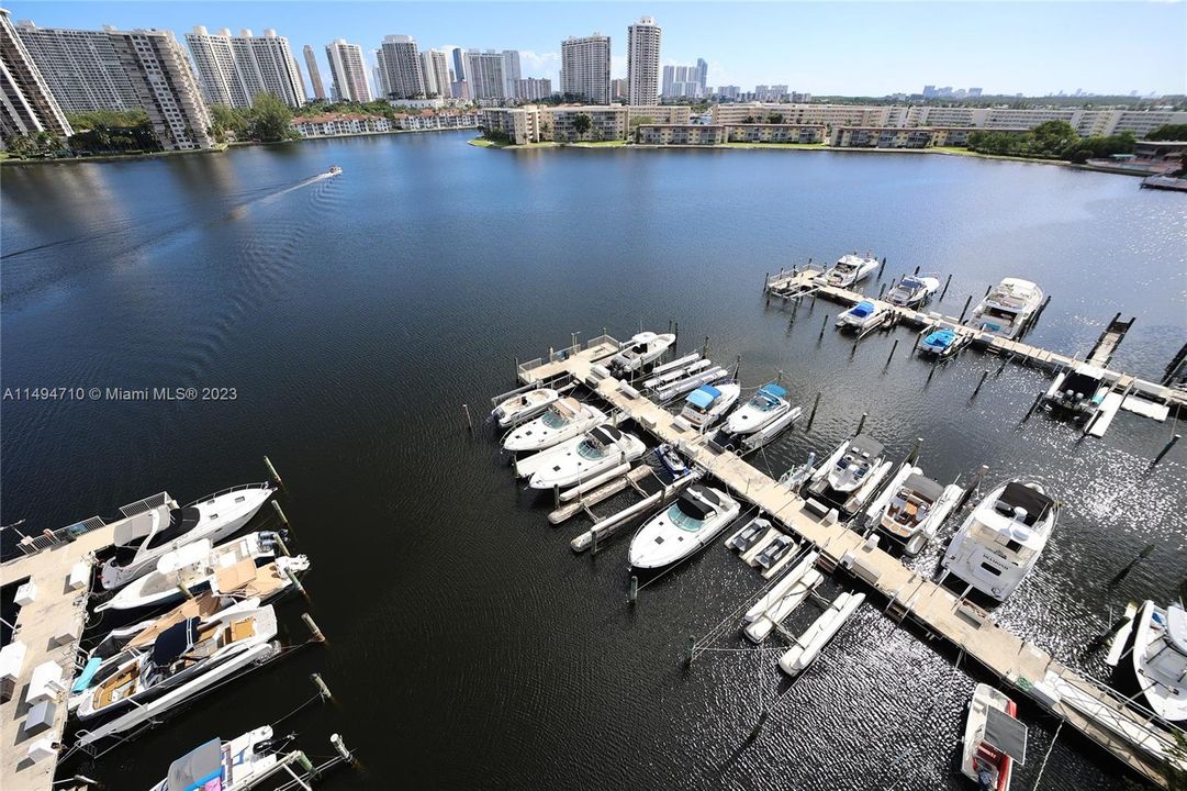 Marina views from unit